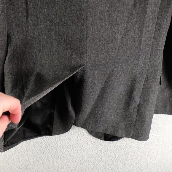 Circle S Blazer Mens 42R Gray Black Western Two Button Vented - Picture 6 of 14